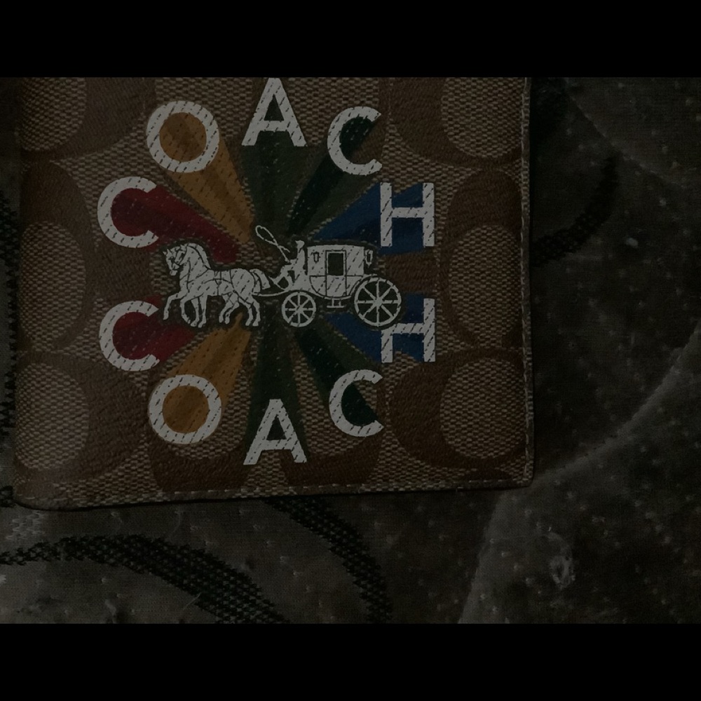 Coach leather wallet